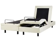 Adjustable Bed without Headboard Fabric DUKE II 180 x 200 cm (EU Super King) Beige_988283