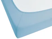 Fitted Sheet HOFUF 200 x 200 cm Cotton Light Blue_815989