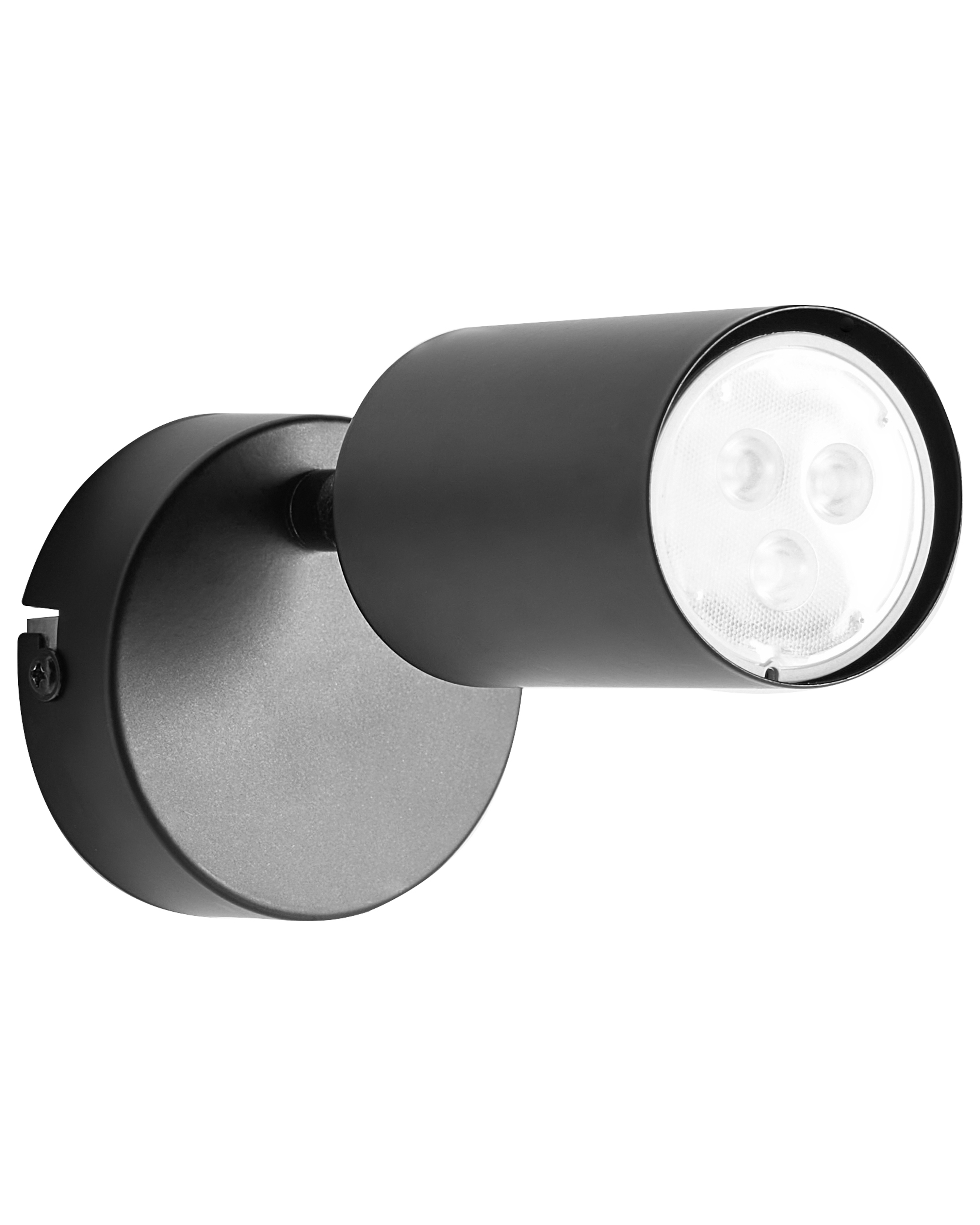 Set of 2 Wall Lamps NYANDO Metal Black_1028821