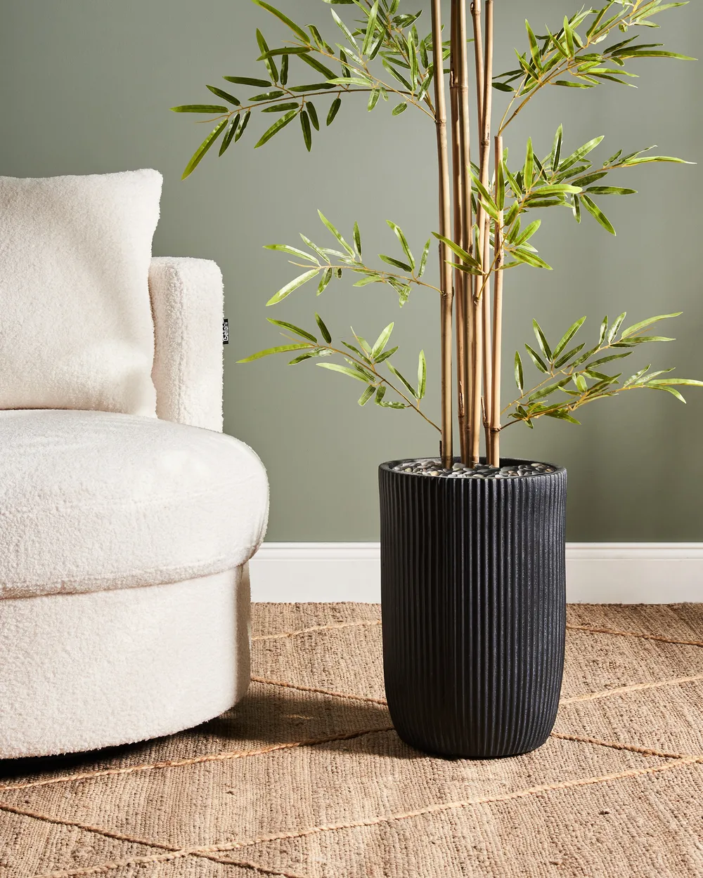 Plant Pot EANTIO 25 cm Black