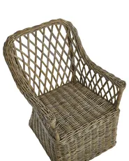 Garden Armchair MAROS Rattan Natural_824042