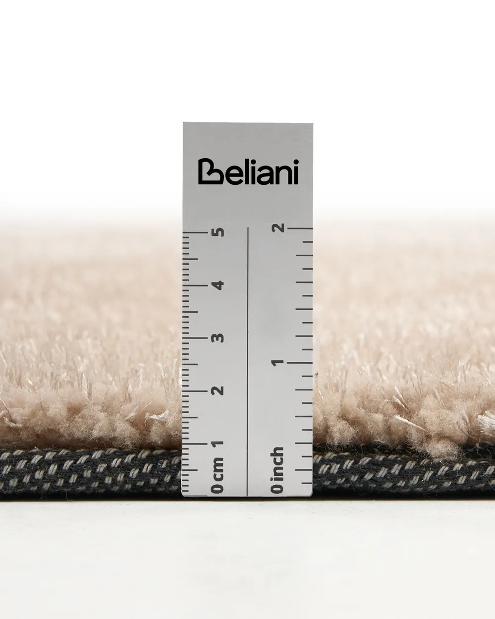 Shaggy Rug DEMRE Sand Beige 160 x 230 cm_1076876