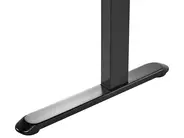 Electric Adjustable Standing Desk KENLY 120 cm 60 cm with USB Port Dark Brown_840248