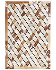 Rug SERINOVA Brown 140 x 200 cm Leather_851088