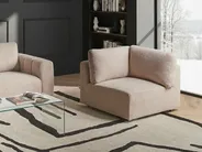 Corner Seat KIVVIK Boucle Beige Right Hand_1045522