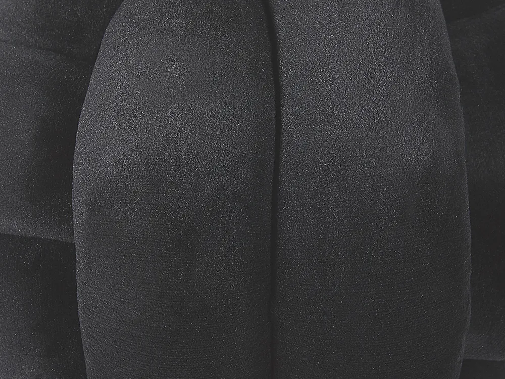 Throw Cushion MALNI 20 x 20 cm Velvet Black Solid_790135