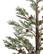 Outdoor Decoration LED LAUGARAS 150 cm Christmas Tree Green_1025670
