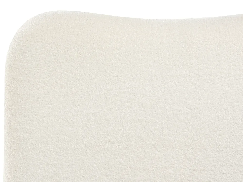 Säng med förvaring BLAGNAC Bouclé Off-White 90 x 200 cm_1009336
