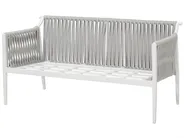 Garden Lounge Set with Table 4 Seater LATINA Metal Grey_702657