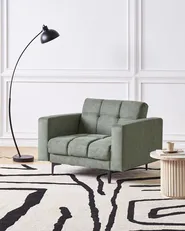 Armchair ALNES Fabric Dark Green_948661