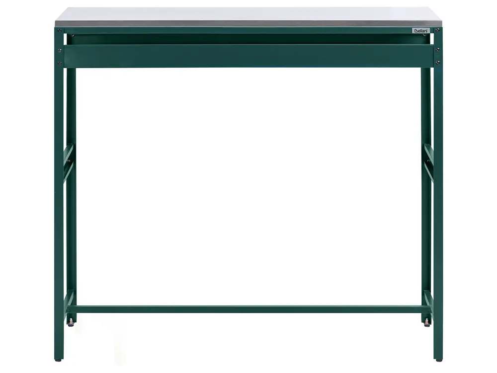 3 Piece Outdoor Kitchen Set with Sink MAENZA Green Metal_1045213