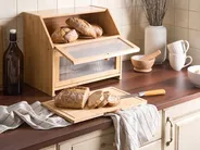 Bread Bin CROQUANT Bamboo Light Brown_1069335