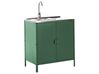 Outdoor Kitchen Cabinet with Sink VILAMA Green