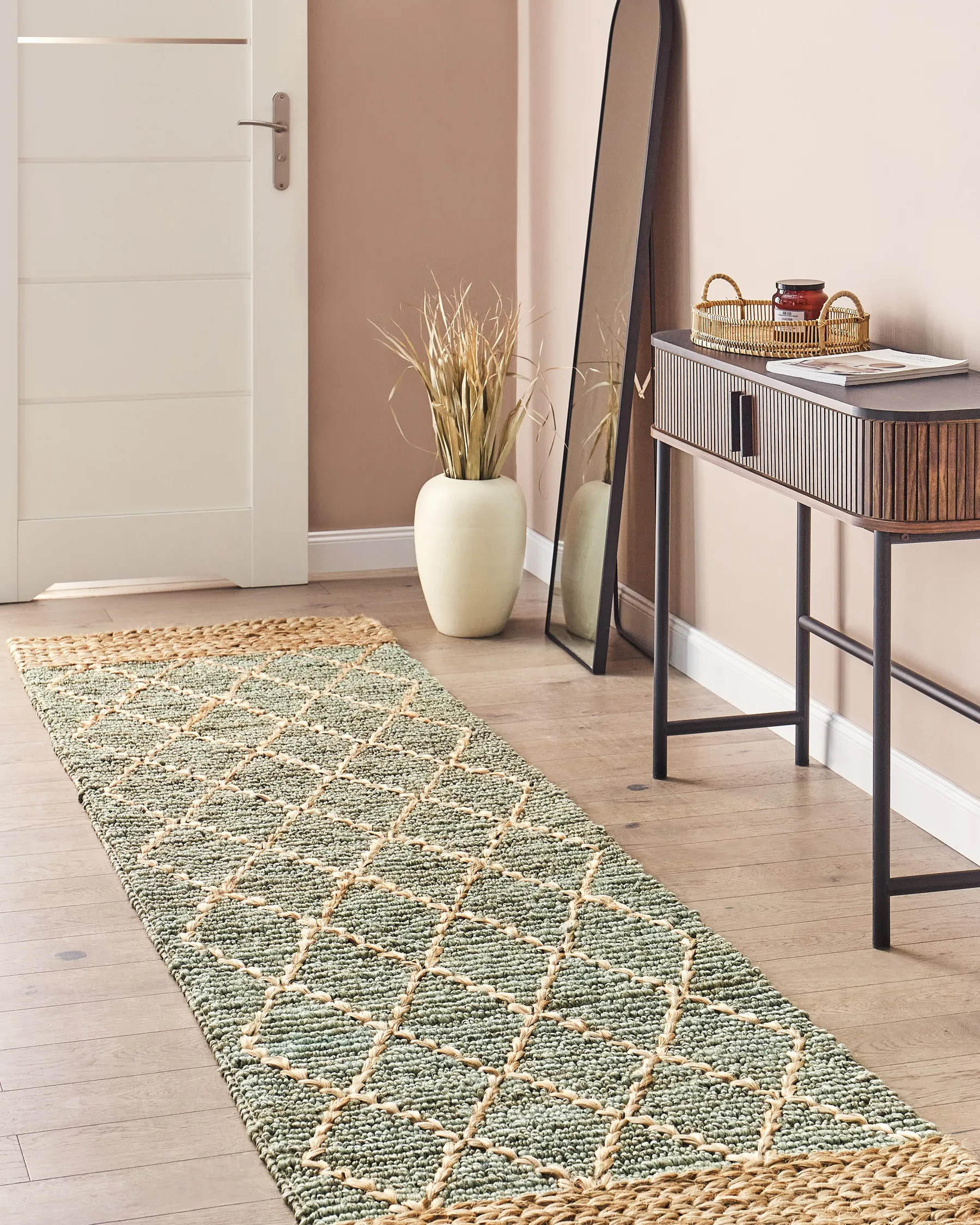 Rug TELLIKAYA Green 80 x 300 cm Jute_886255