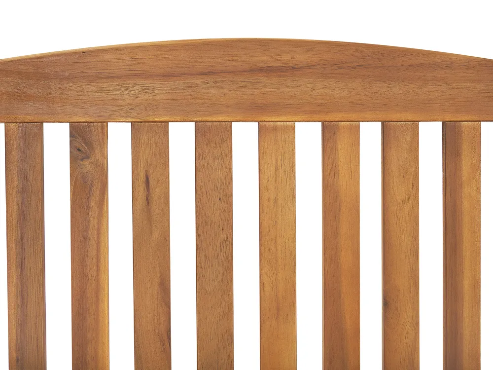 Garden Dining Set 6 Seater JAVA Acacia Wood Light Brown_802473