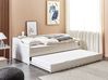 Trundle Bed Pine Wood EDERN 90 x 200 cm (EU Single) White