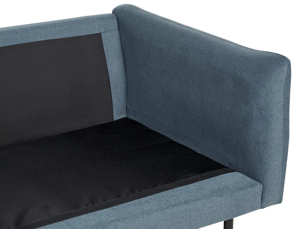 Hörnsoffa 4-sits VINTERBRO Chenille Blå Högervänd_901048