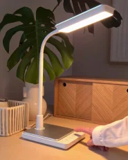 Työpöydän LED-valaisin CENTAURUS himmennettävä Metalli Valkoinen_1034800