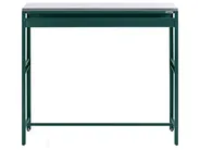 2 Piece Outdoor Kitchen Set with Bar Table MAENZA Green Metal_1045191