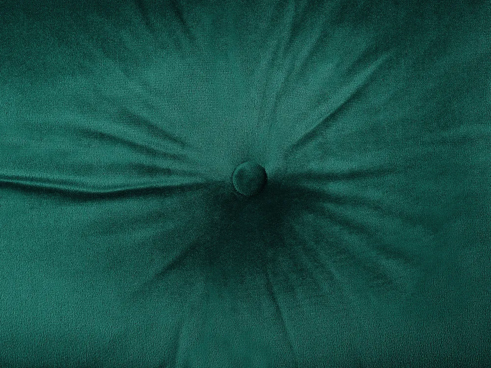 Sofa Bed 2 Seater VESTFOLD Velvet Dark Green_808767