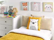 Throw Cushion WARANASI Cotton 45 x 45 cm Orange_790687