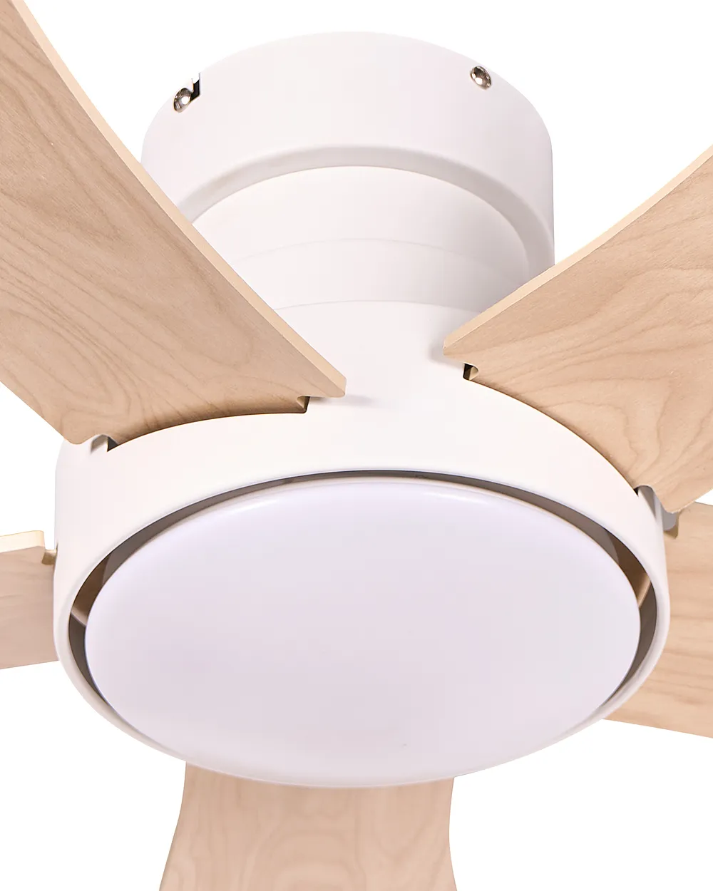 Tuuletinvalaisin BIVENS kaukosäätimellä LED-valo Vaaleanbeige_1133270