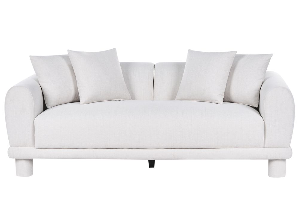 Sofa 3 Seater PORI Fabric Off-White