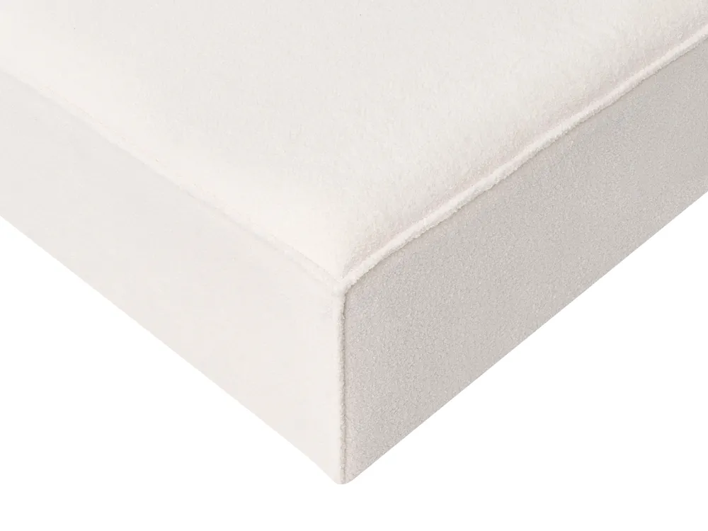 Modular Corner Sofa 2 Seater ARDAL with Ottoman Boucle Off-White Right Hand_1011571