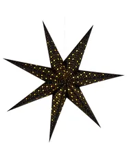 Set med 4 hängande dekorationer LED KAMET 60 cm Stjärna Flerfärgad_947698