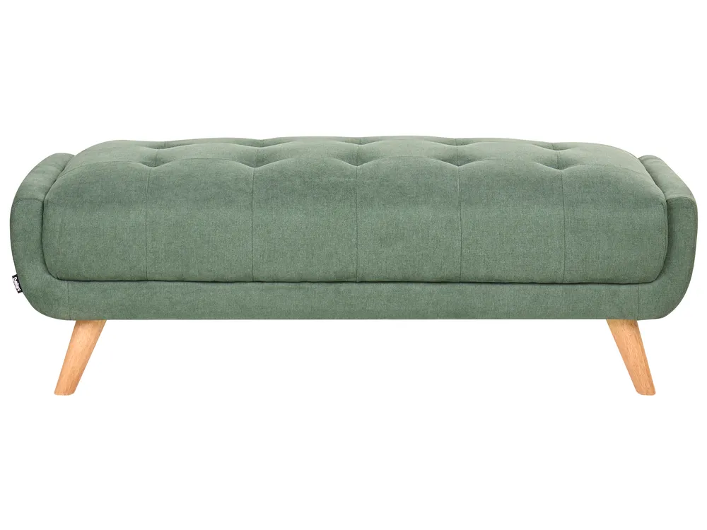 Sofa 2 Seater HABO with Ottoman Fabric Green_1076892