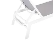Sun Lounger CATANIA Reclining Metal Grey_741374