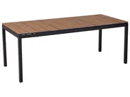 Utdragbart trädgårdsmatbord TOFANE 198/248 cm 90 cm Brun_928678