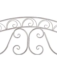 Hylla PADUA 61 cm 156 cm Metall Vit_791354