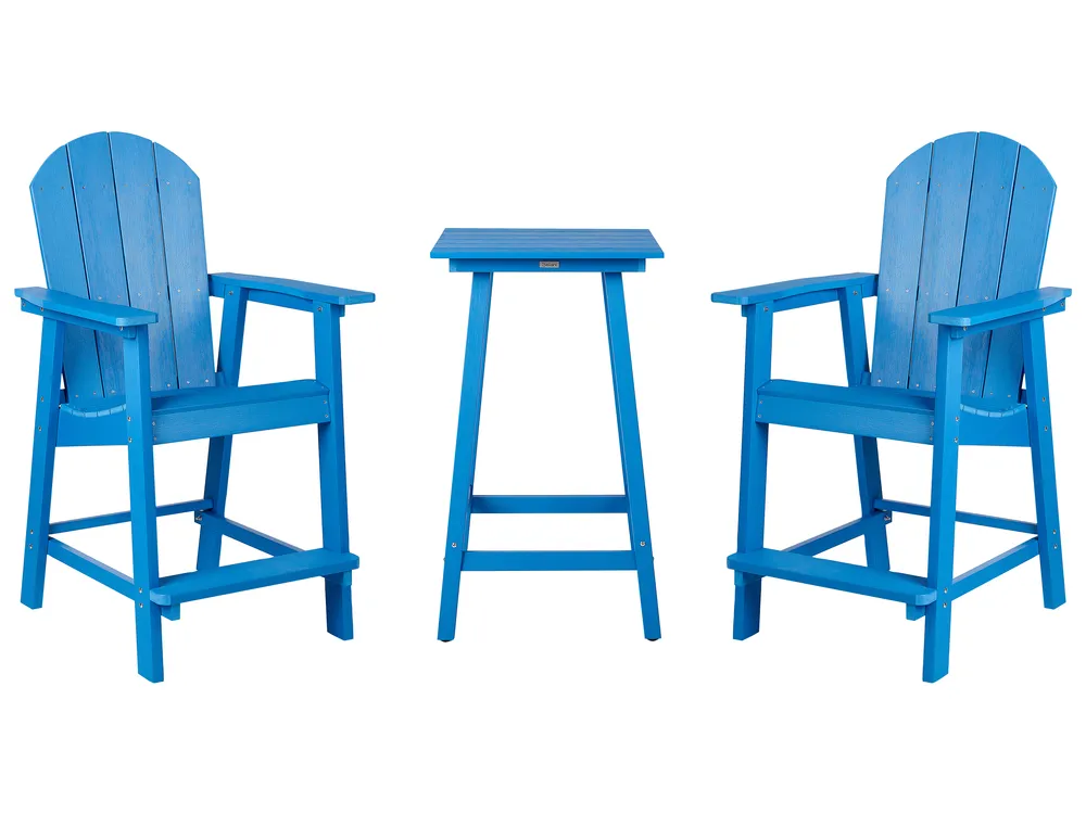 Bistro Set ADIRONDACK Blue