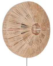 Wall Lamp LUMUT Wicker Natural_913636
