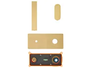 Wall Mounted Basin Mixer Tap DICHATO Brass Gold_995790