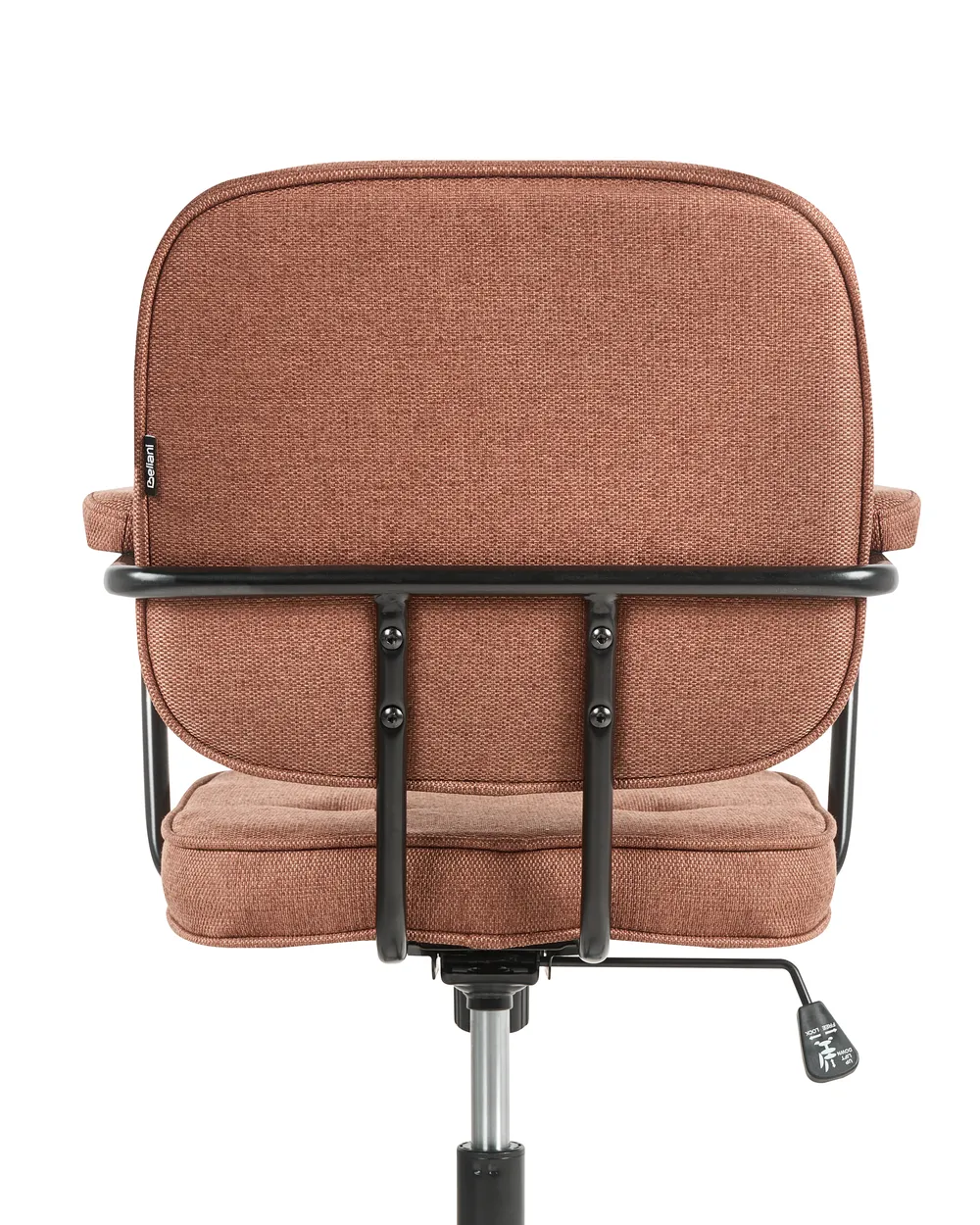Desk Chair PAWNEE Fabric Golden Brown_1057339