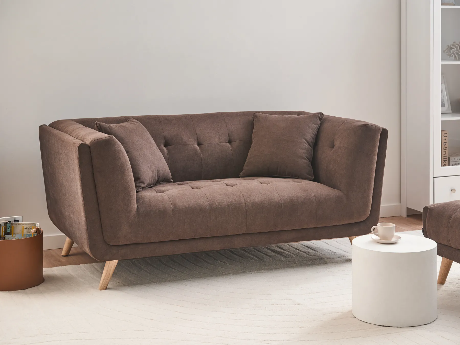 Soffa 2-sits HABO Mörkbrun_1077212