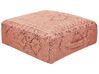 Pouffe SHASA Cotton Light Red