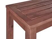 Trädgårdsbänk med dyna TUSCANIA 160 cm Eukalyptusträ Grå_1153839