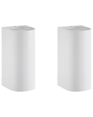 Set of 2 Outdoor LED Wall Lights LAZARO White_1107715