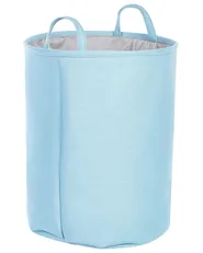 Set of 3 Baskets ARCHA Cotton Light Blue_849706