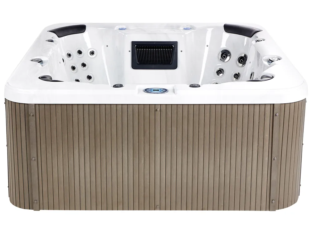 Outdoor Hot Tub with LED VILLARRICA White_965298