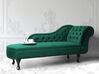 Right-Hand Chaise Longue NIMES Velvet Green