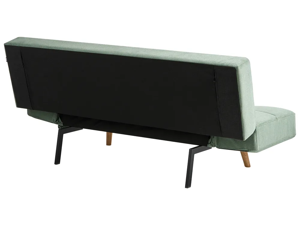 Sofa Bed 2 Seater INGARO Fabric Light Green_1067972