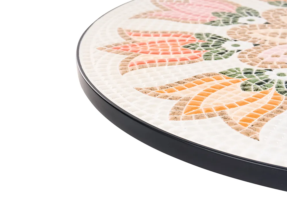 Bistro Table SETTALA 60 cm 60 cm Metal Multicolour_1155826