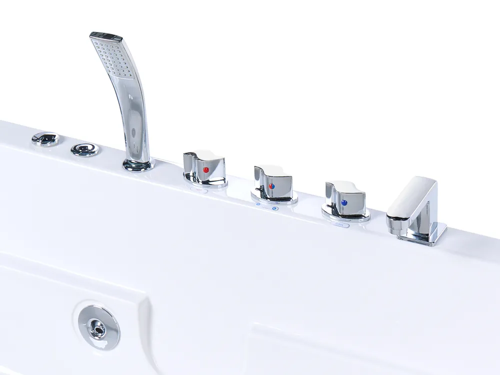 Corner Hot Tub with LED POZUELOS 1700 x 900 mm White_1033640