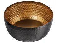 Decorative Bowl BANHA Metal Black_766067
