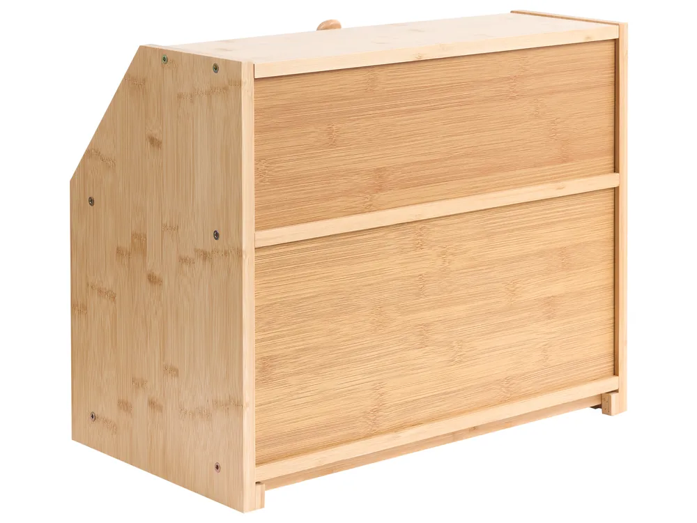 Bread Bin CROQUANT Bamboo Light Brown_1069341