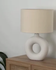 Table Lamp VENTA Ceramic White_940290